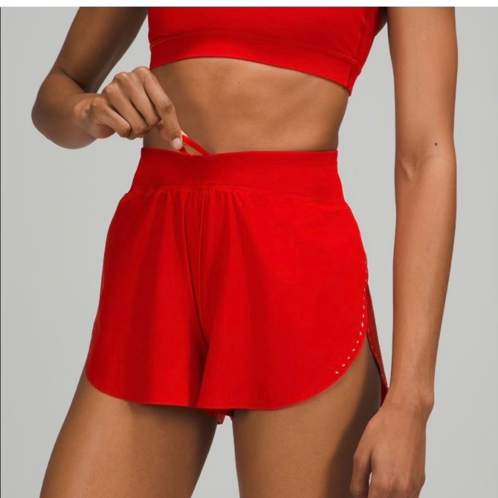 Lululemon Fast and Free Reflective High-Rise Classic-Fit Short 3"